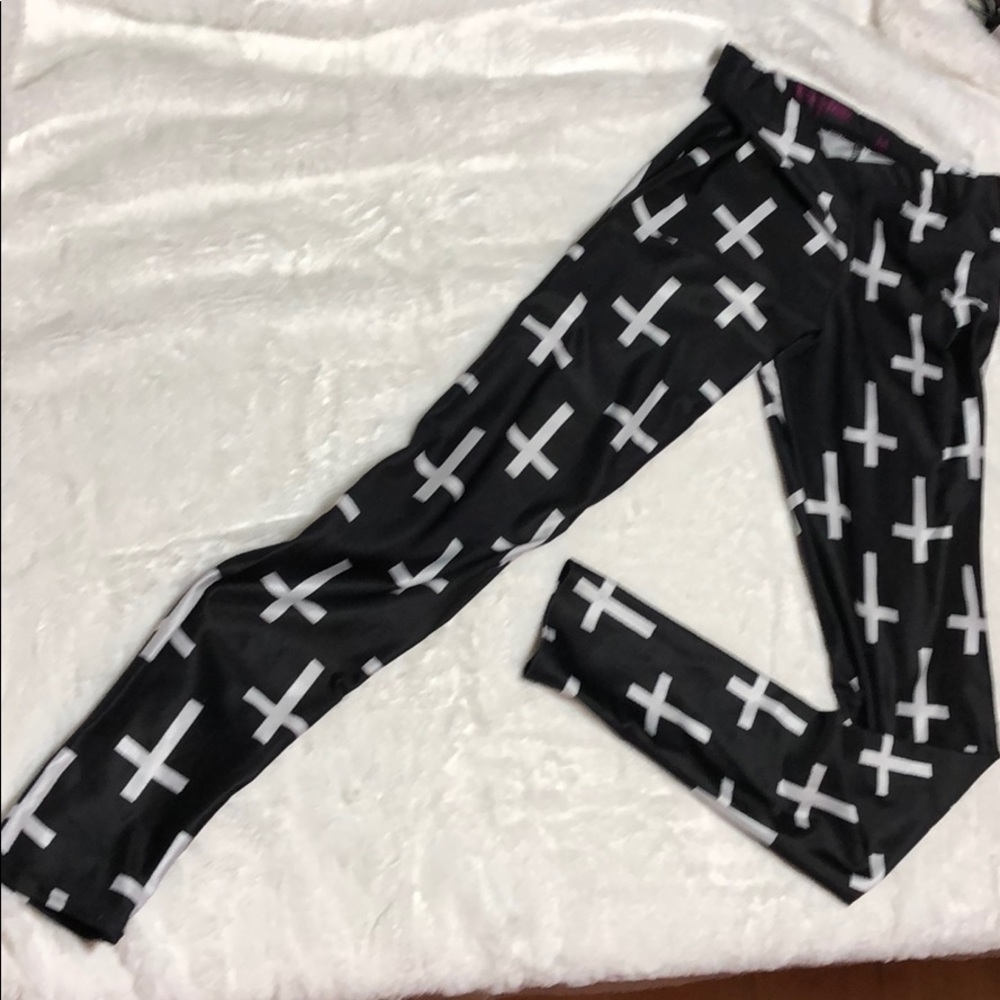BlackMilk cross of St. Peter leggings